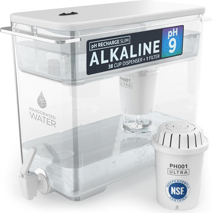 filtro Dispensador libre de BPA capacidad para 38 tazas.