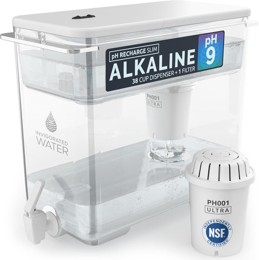 filtro Dispensador libre de BPA capacidad para 38 tazas.